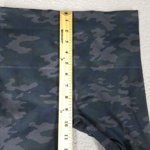 Spanx Seamless Leggings Women's Large Gray Camo Slimming Skinny Pull On Stretch - Picture 7 of 9
